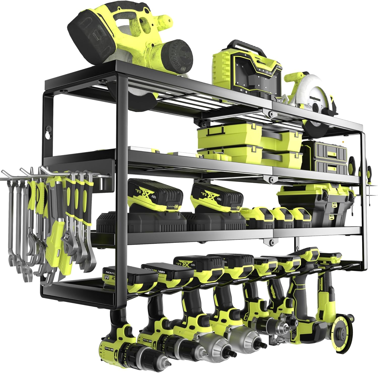 Power Tools Storage - منظم أدوات كهربائية مثبت على الحائط