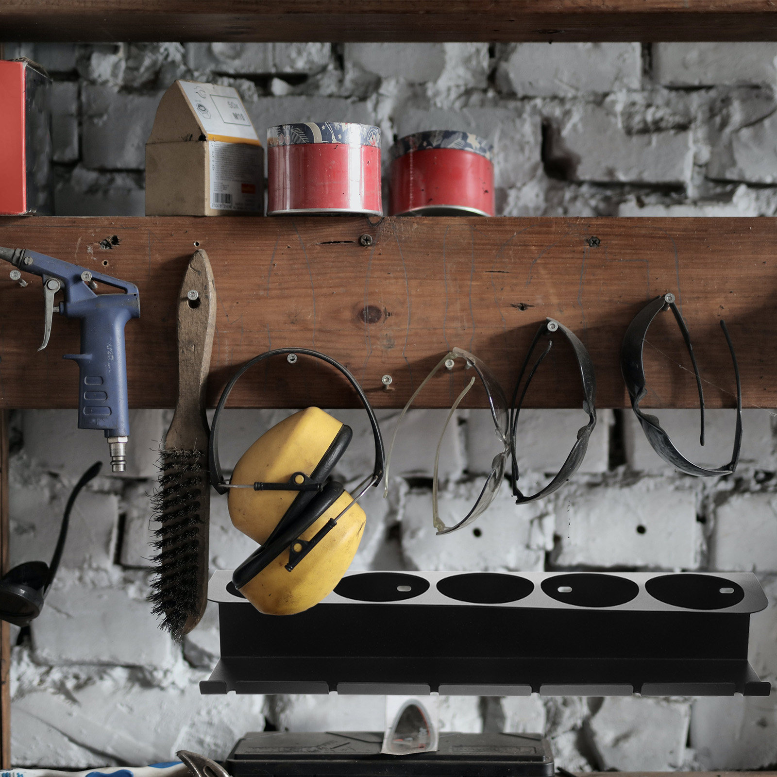 Power Tools Storage - مجموعة واحدة من حامل الأدوات المعدني