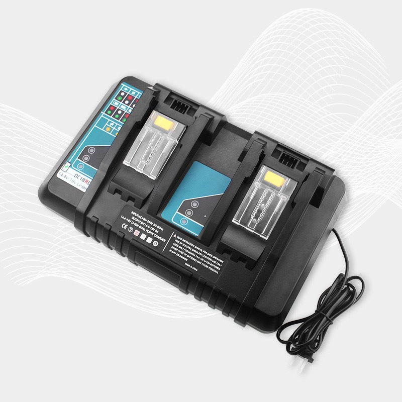 Power Tools Toolstation - شاحن سريع ثنائي المنفذ محمول لشحن