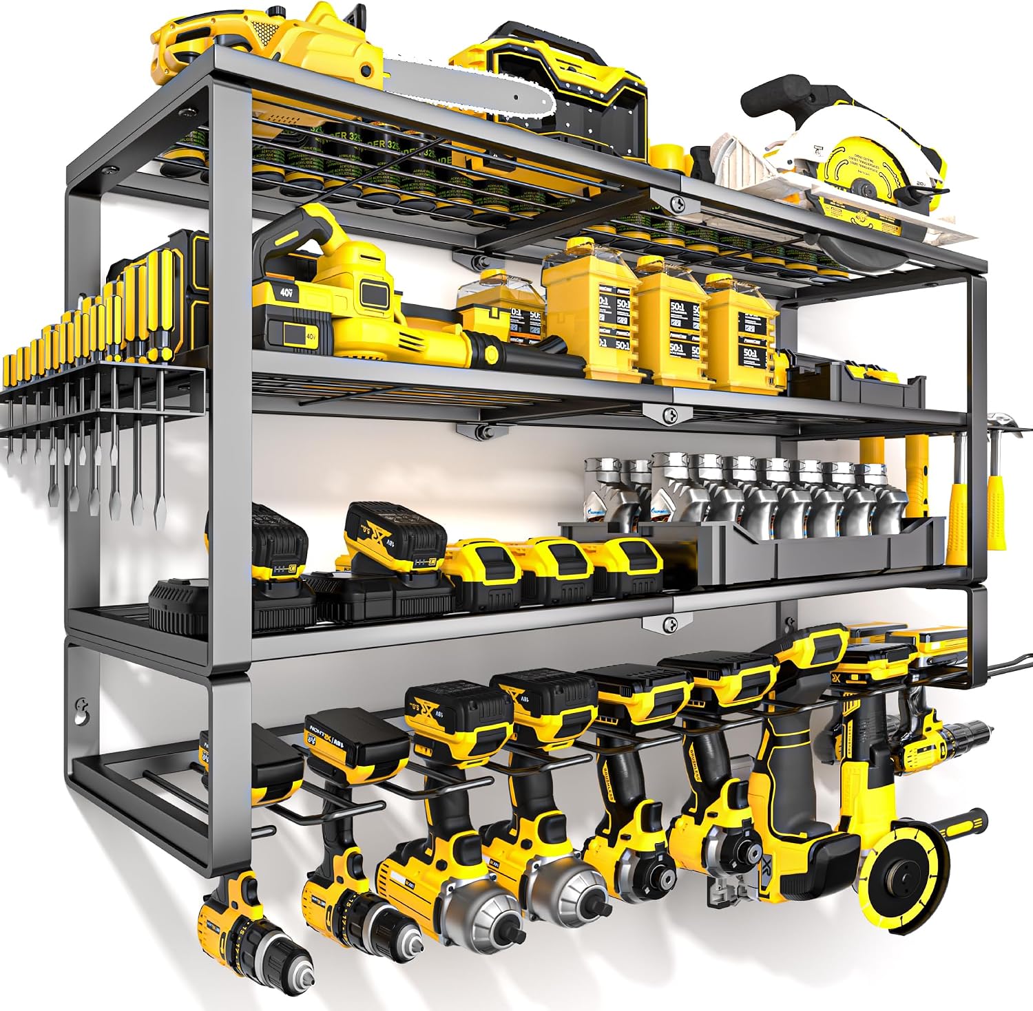 Power Tools Toolstation - منظم أدوات كهربائية كبير الحجم يثبت