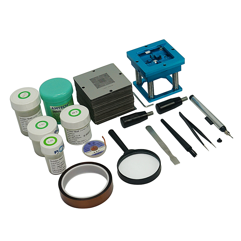 Power Tools Toolstation - BGA الإستنسل 184 قطعة قالب بغا