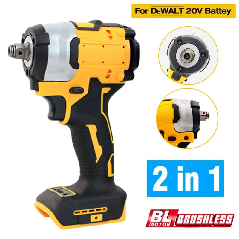 Power Tools Pink - مفك براغي كهربائي بدون فرش ،