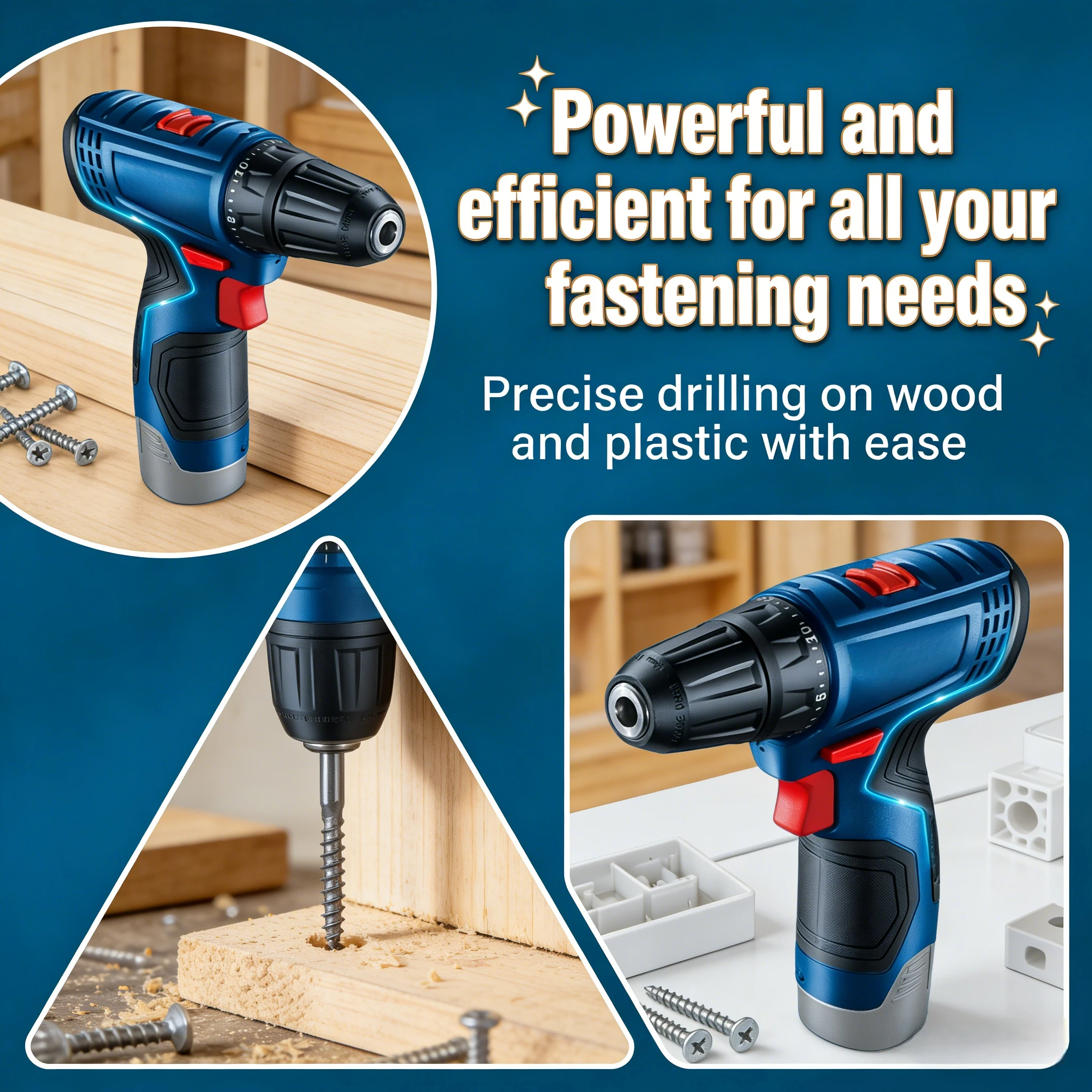 Kit Power Tools - مثقاب كهربائي بوش GSR 120-LI بقوة