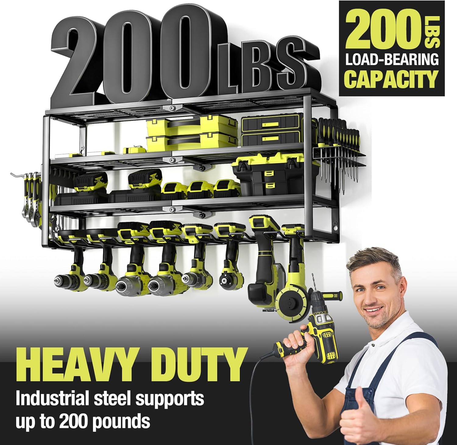 منظم أدوات كهربائية مثبت على ا - مراجعة Power Tools Storage وسعره