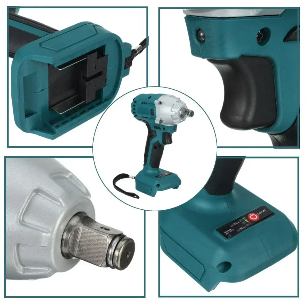18 فولت المفتاح الكهربائي فرش  - مراجعة Power Tools Impact Wrench وسعره