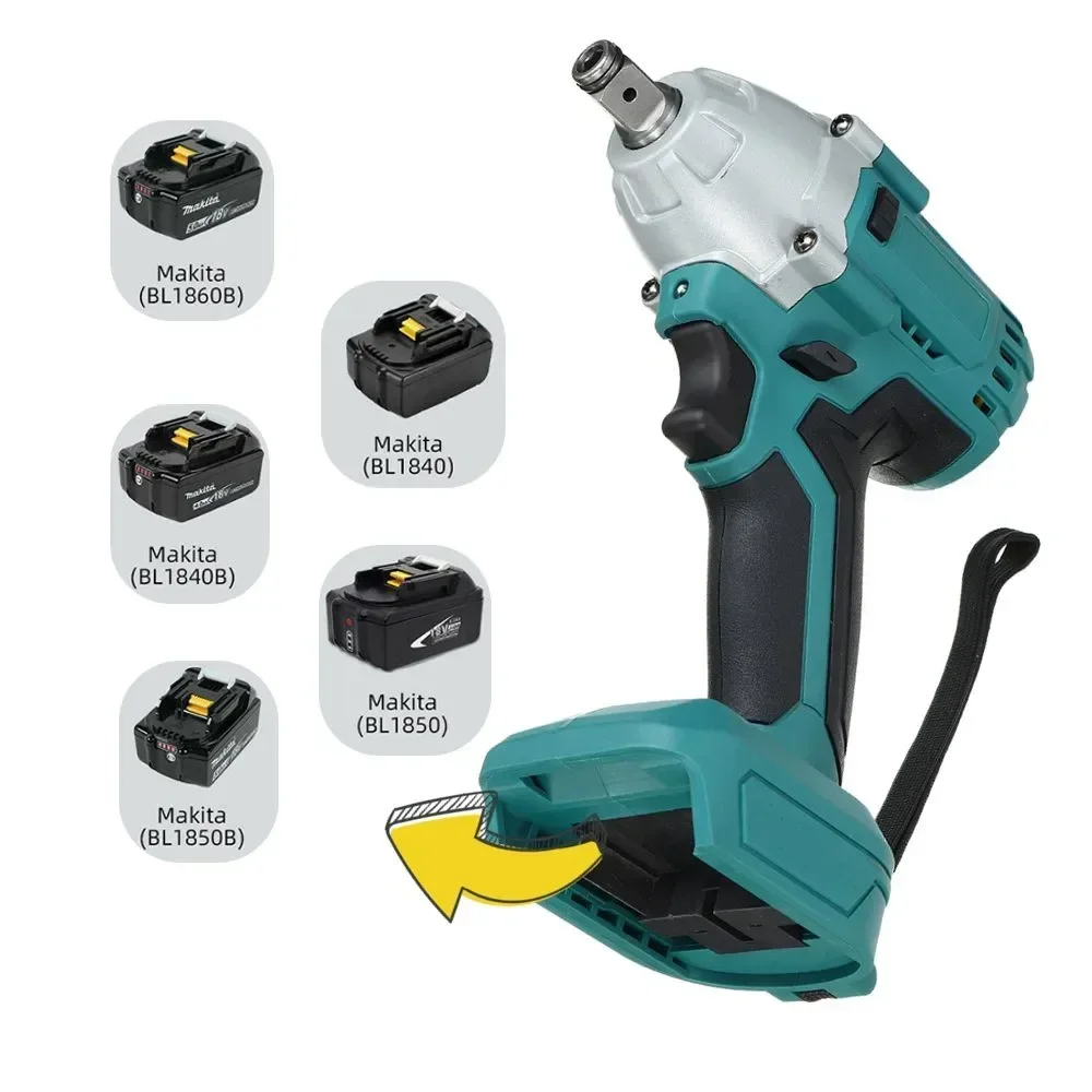 18 فولت المفتاح الكهربائي فرش  - مراجعة Power Tools Impact Wrench وسعره