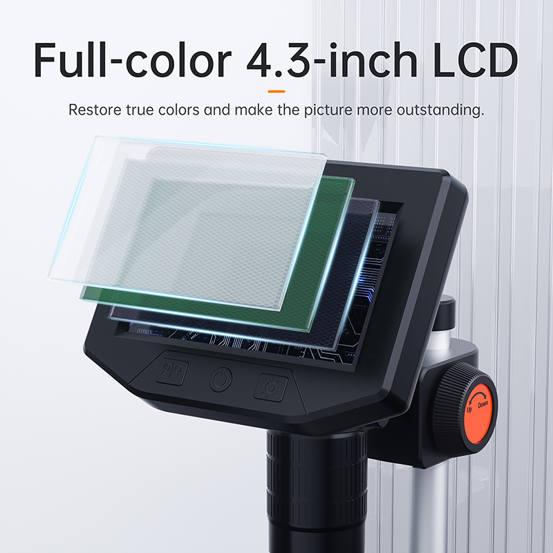 ميكروسكوب بشاشة LCD 4.3 بوصة م - مراجعة Power Tools Zoom وسعره
