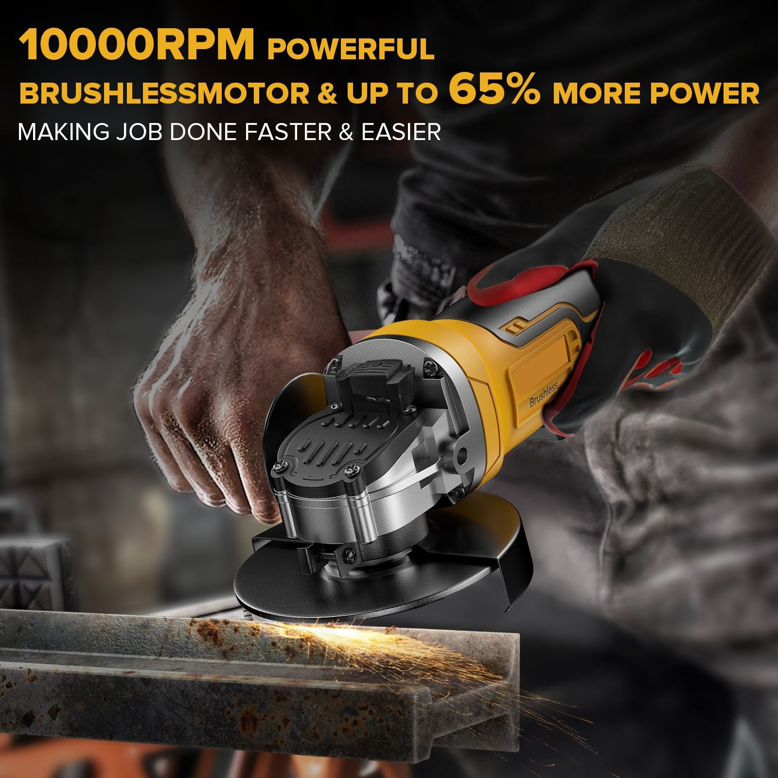 مطحنة بزاوية بدون فرش مع 4 ترو - مراجعة Power Tools Pink وسعره