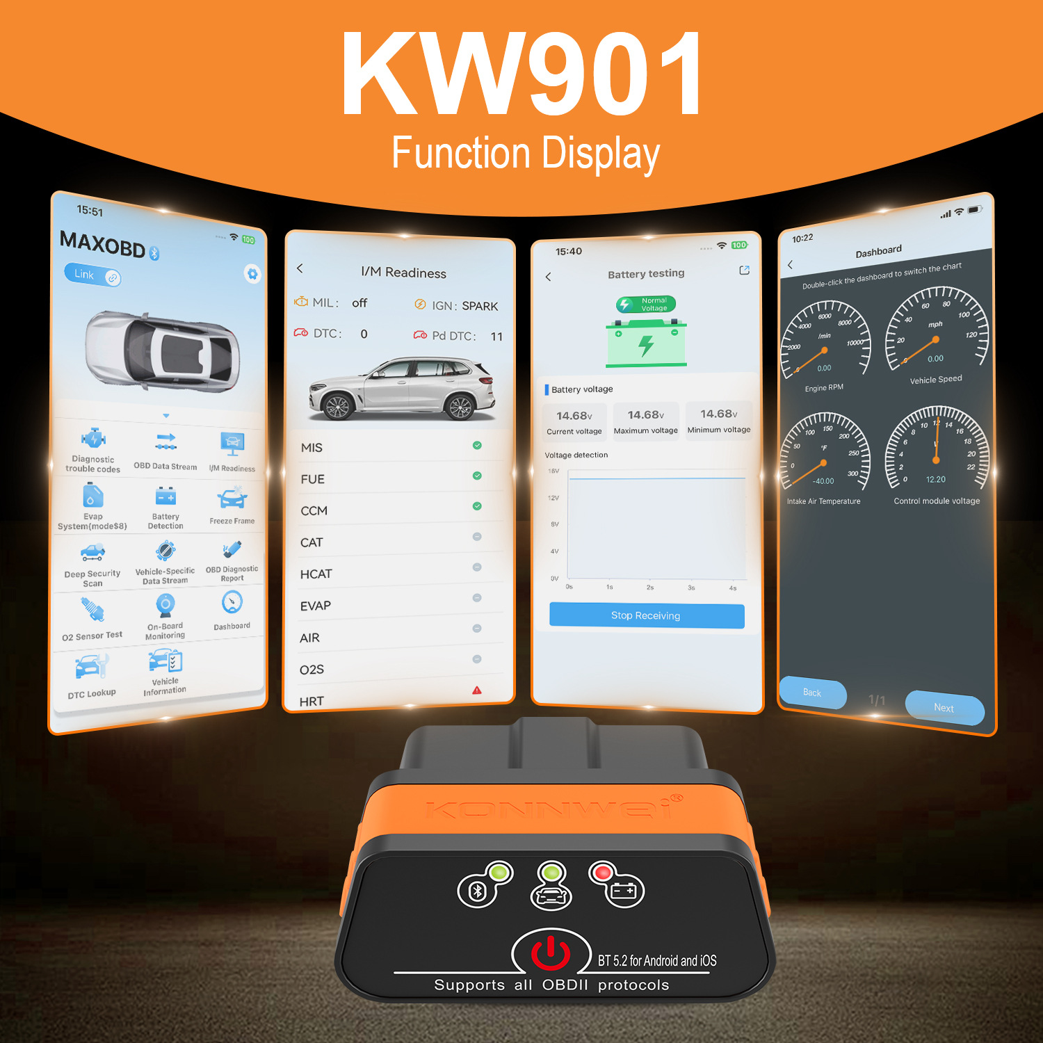 جهاز تشخيص السيارات MINI OBD2  - مراجعة Power Tools English وسعره