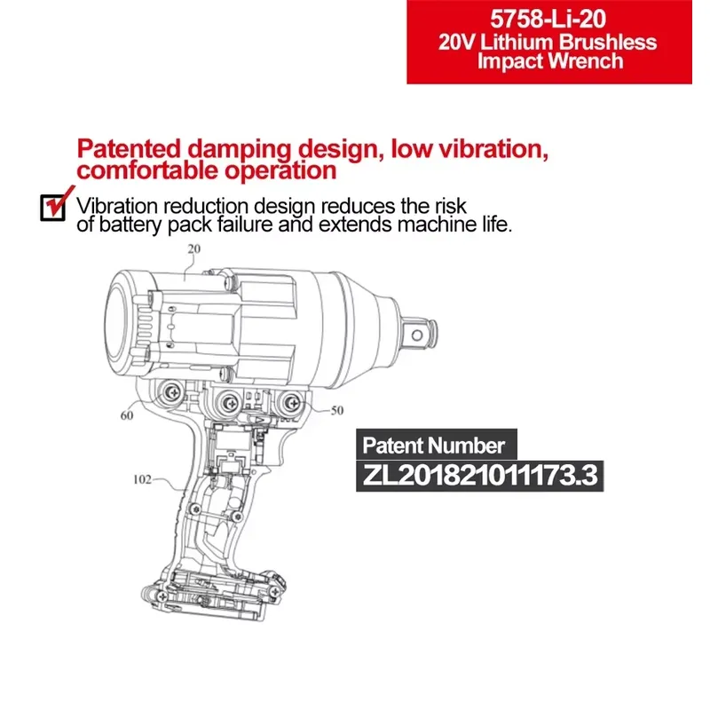 مفتاح ربط دافع ديفون 20 فولت ب - مراجعة Power Tools Impact Wrench وسعره