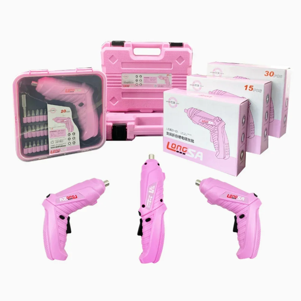 طقم مفك كهربائي وردي بالكامل ل - مراجعة Power Tools Pink وسعره