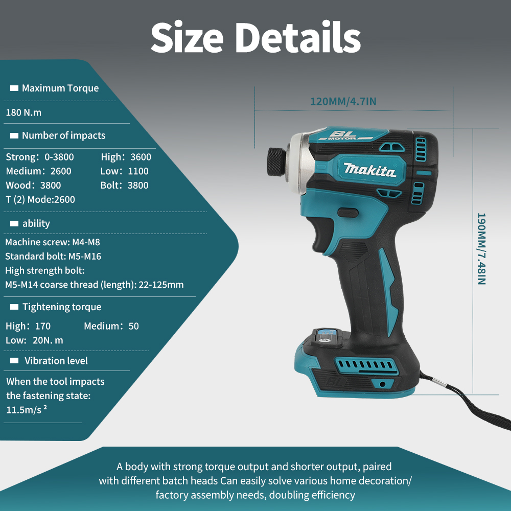 مجموعة أدوات ماكيتا DTW285+DTD - مراجعة Power Tools Impact Wrench وسعره