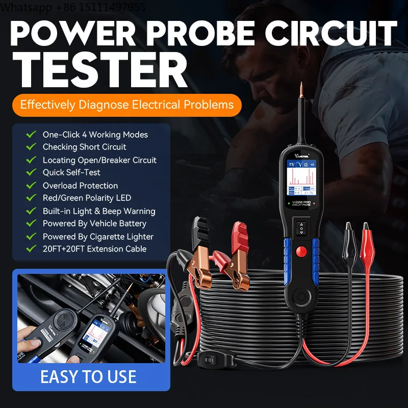 جهاز فحص البطارية الكهربائية V - مراجعة Power Tools English وسعره