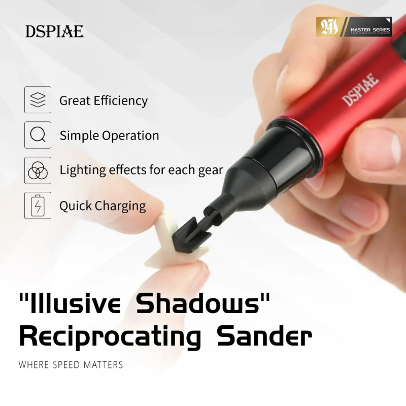 قلم صنفرة كهربائي متنقل DSPIAE - مراجعة Power Tools Sander وسعره